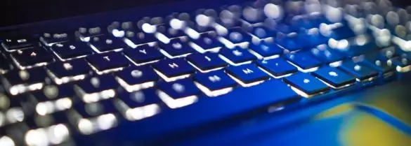backlit laptop keyboard